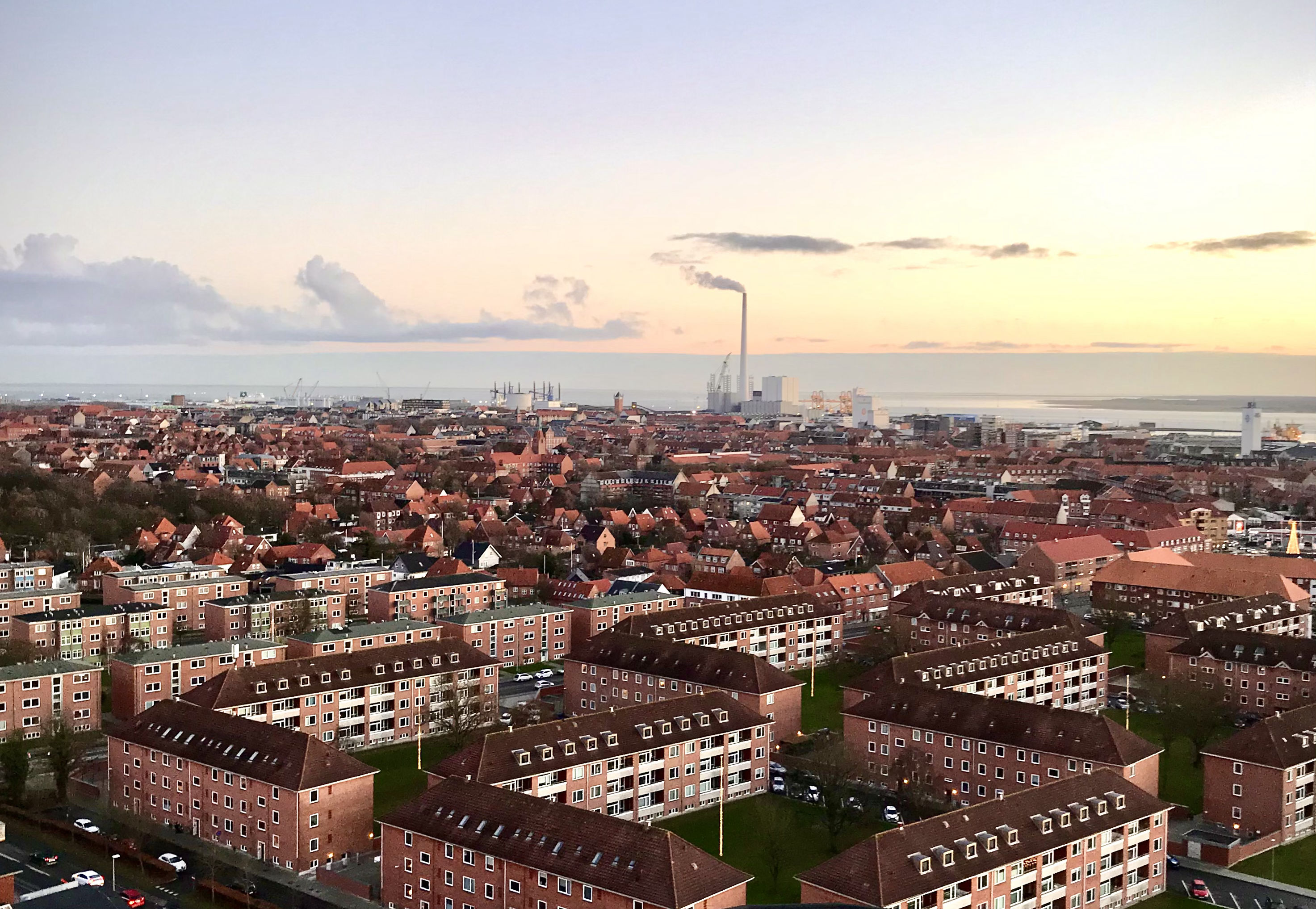 The View over Esbjerg City